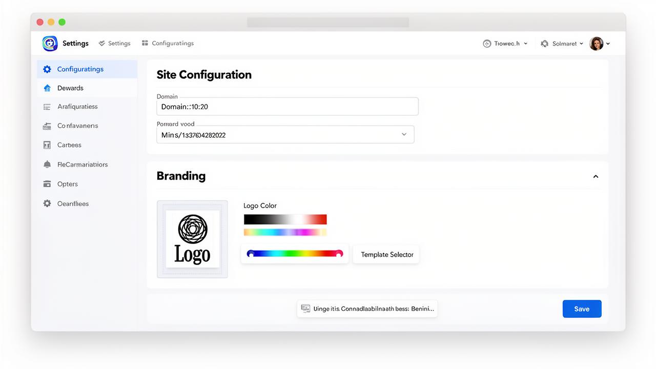 Site settings